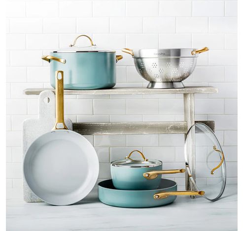 Padova 3-delige StoomSet Smokey Blue  GreenPan