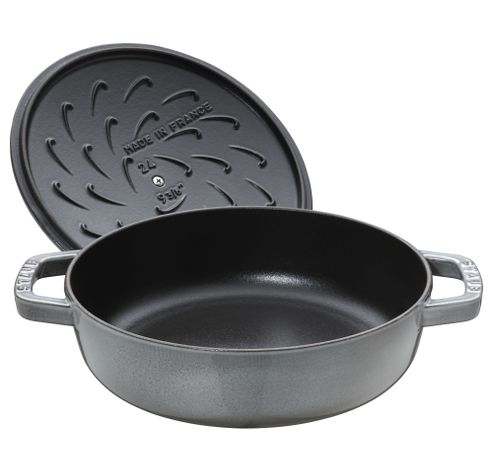 Sauteerpan Chistera 24cm Grafietgrijs  Staub