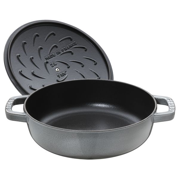 Sauteerpan Chistera 24cm Grafietgrijs Staub