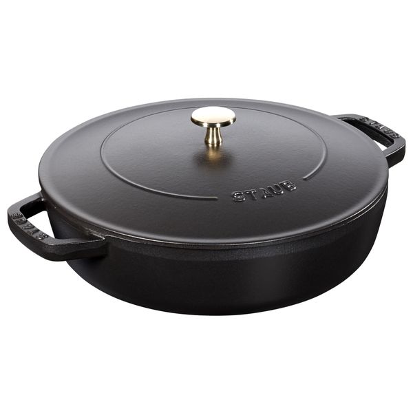 Sauteerpan Chistera 24cm Zwart Staub