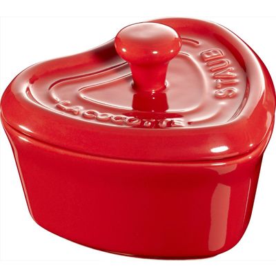 Cocotte hartvorm 10cm Kers Staub