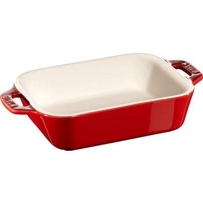 Gratineerschaal 14x11cm Kers Staub