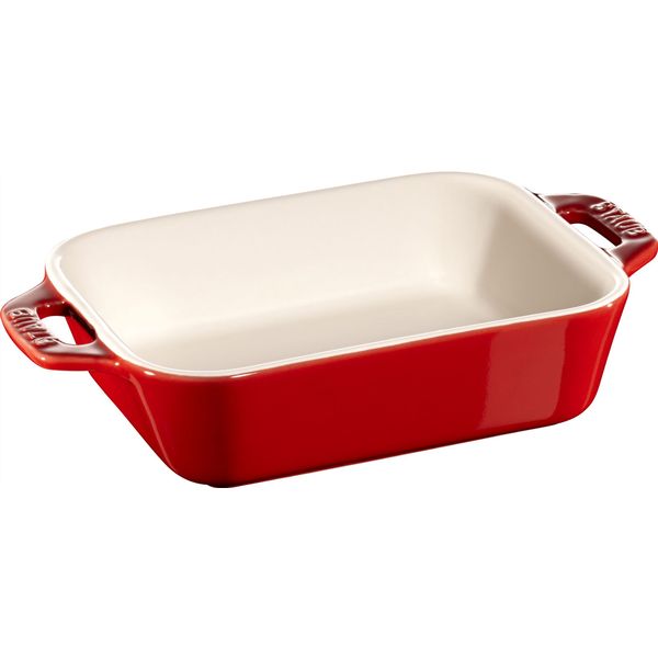 Staub Gratineerschaal 14x11cm Kers