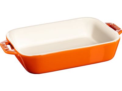 Gratineerschaal 14x11cm Oranje