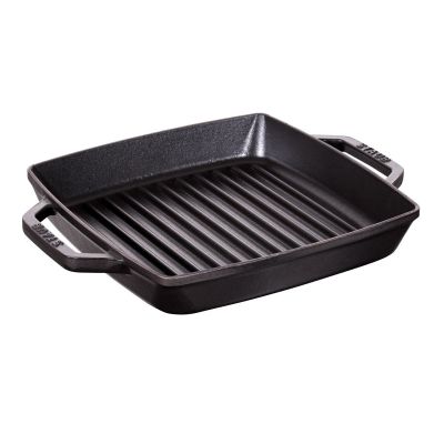 Grillpan 23x23cm Zwart Staub