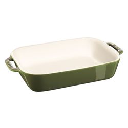 Staub Gratineerschaal 27x20cm Basilicum 