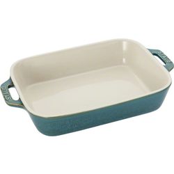 Staub Gratineerschaal 20x16cm Ancient Turquoise