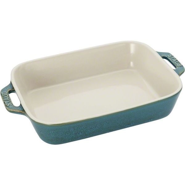 Staub Gratineerschaal 20x16cm Ancient Turquoise