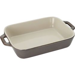 Staub Gratineerschaal 34x24cm Ancient grey