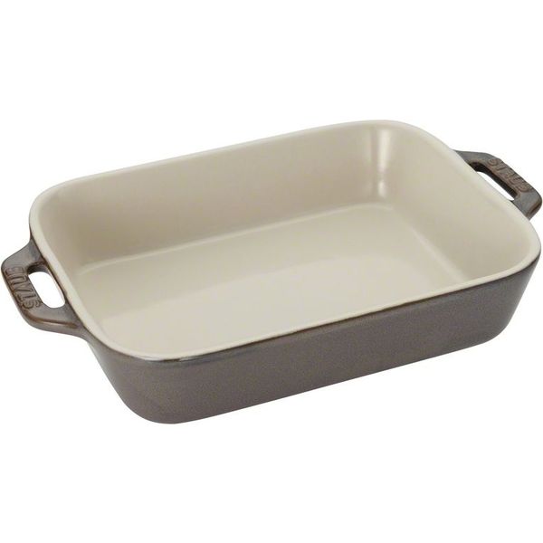 Staub Gratineerschaal 34x24cm Ancient grey