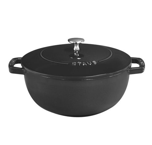 Cocotte essential 24 cm Zwart  Staub