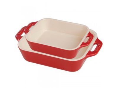 Gratineerschalen Set 20X16 + 20X27cm Kers
