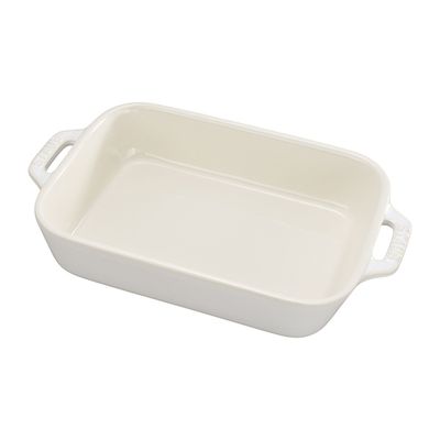 Gratineerschaal 20x16cm Ivory White Staub