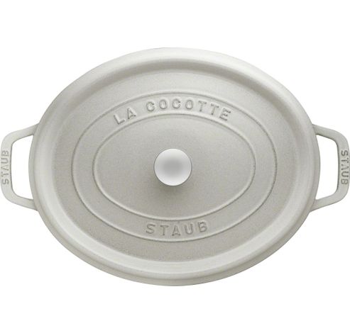 Cocotte ovale 31cm Truffe Blanche  Staub