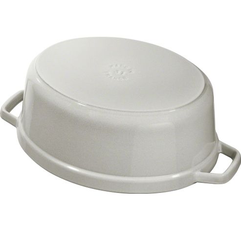 Cocotte ovale 31cm Truffe Blanche  Staub