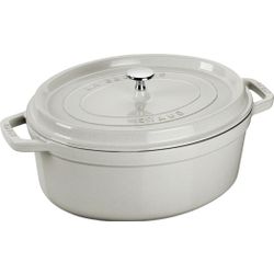 Staub Ovale cocotte 31cm Witte truffel 