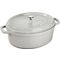 Ovale cocotte 31cm Witte truffel 