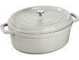 Ovale cocotte 31cm Witte truffel