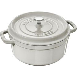 Staub Cocotte rond 26 cm white truffle