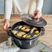 Stackable cocotte en grillpan van 24cm 3.8L 