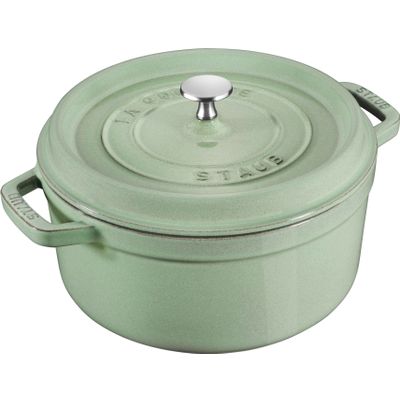 Gietijzeren braadpan rond Sage 24cm 3,8L Staub