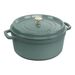 Staub Ronde cocotte 24cm Eucalyptus