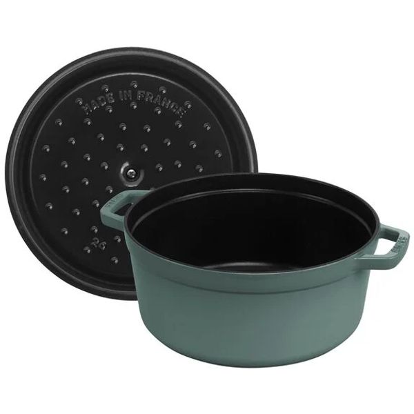 Ronde cocotte 24cm Eucalyptus Staub