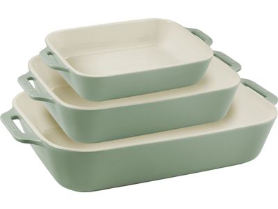 Gratineerschaalset 3-delig eucalyptus