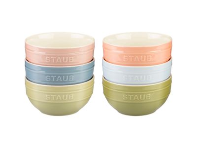 Macarons Keramische kommen, set van 6, 14 cm