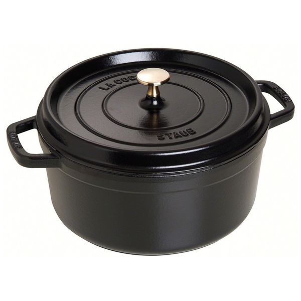 Ronde Cocotte 10 cm Zwart 