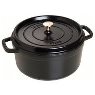 Ronde cocotte 26cm Zwart 