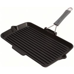 Grillpan 34x21cm Zwart 