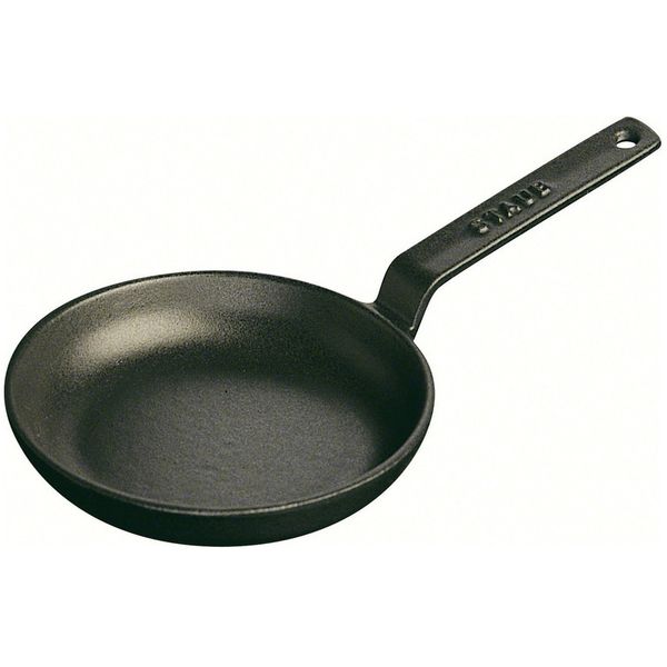 Mini braadpan 12cm Zwart  