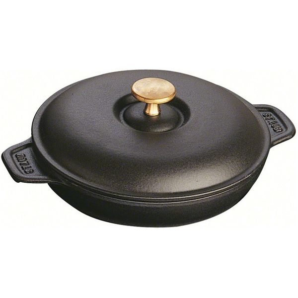 Staub Warm bord rond 20cm Zwart 