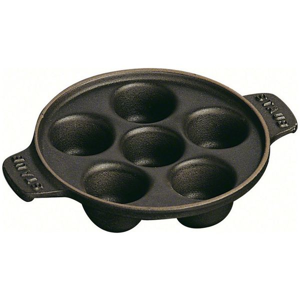 Staub Slakkenpan 14cm Zwart