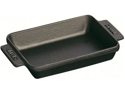 Mini schotel 15x11cm Zwart 