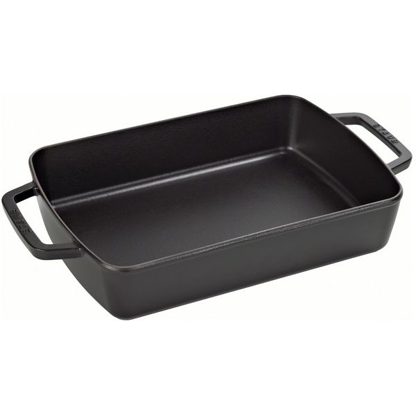 Ovenschotel 30x20cm Zwart  Staub