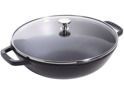 Wok 30cm Zwart