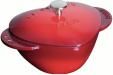 Hartvormige cocotte 20cm Kers 