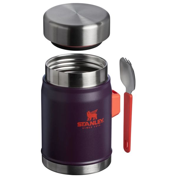 Stanley Classic Legendary Food Jar + Spork 0,4L Plumsh