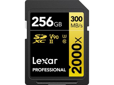 SDHC Professional UHS-II 2000X 256GB V90