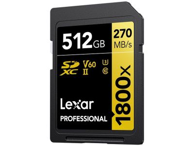 SDXC Professional 512GB BL 1800X UHS-II V60 Gold