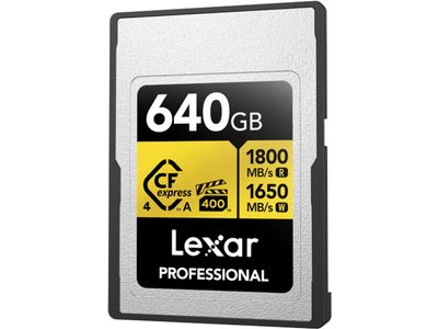 CFexpress Pro Type A Gold 4.0 Series 640GB R1800/W1650MB/s - VPG400