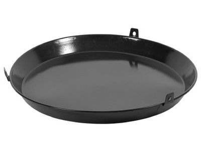 Junko poêle à barbecue en acier émaillé noir Ø 60cm