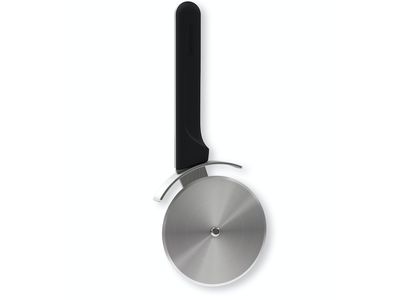 Olivia pizza snijder uit rvs zwart 22.5cm
