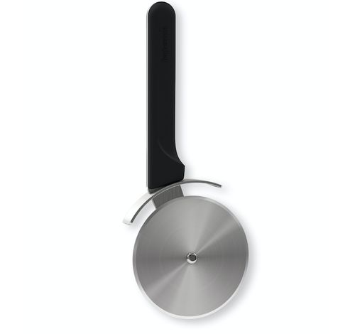 Olivia pizza snijder uit rvs zwart 22.5cm  Barbecook