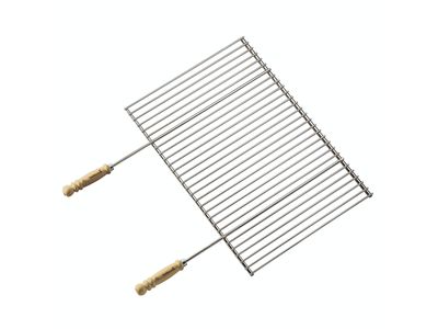 Professioneel rooster uit chroom en hout 58.5x40cm FSC 100% sgsch-coc-041337