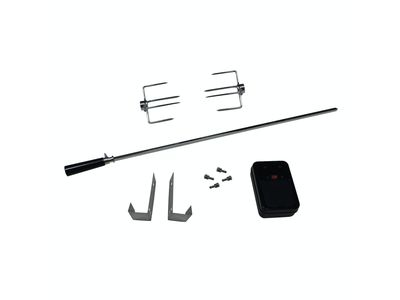 Set van 2 rotisserie spitvorken en haken voor Brahma, Quisson en Stella 80cm