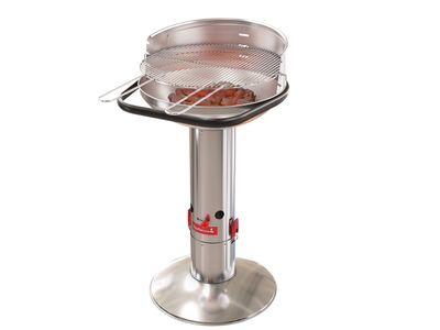 Loewy 50 barbecue au charbon en inox Ø 47.5cm H 99cm