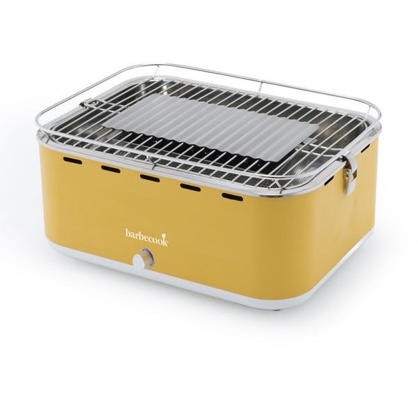 Barbecook Carlo houtskooltafelgrill Sunshine Yellow 44x33x21cm